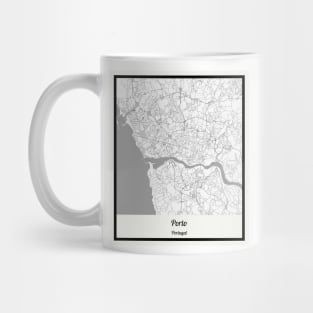 Map of Porto - Portugal Mug